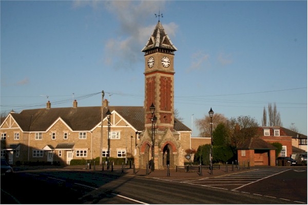 This is the home page picture of the Warboys Clock Tower